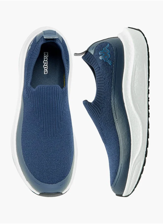 Kappa Mens Textured Slip-On Sports Shoes with Pull Tabs