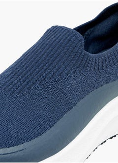 Kappa Mens Textured Slip-On Sports Shoes with Pull Tabs  - Image 4