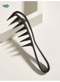 Wide-Tooth Comb For Pompadour Hairstyle, Retro Back Combing Comb For Men, Hollow-Out Fishbone Shaped Anti-Static Comb1pc , Hair Brush,Denman Brush,Wide Tooth Comb And Brush Wide Teeth Comb,Detangler Brush Wet Anti Tangle Comb Wide Tooth ,Detangling Comb Wide Tooth