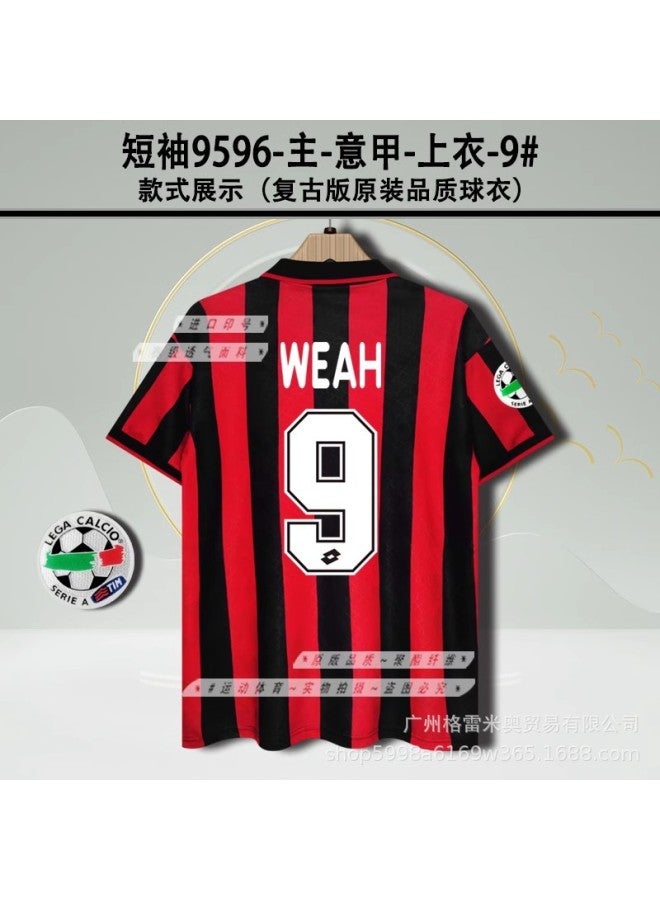 Short-sleeved 9596-main-ivy-top-9#-weah-vivi Football Jersey - Image 1