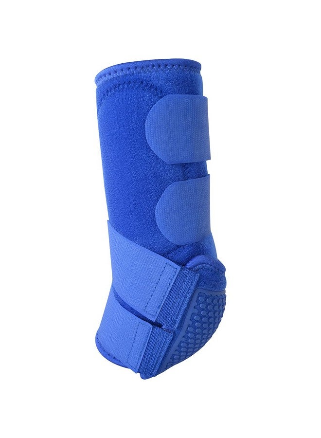 كلاسيك حذاء كلاسيكي مرن للخيول ذو مقدمة أمامية، أزرق متوسط - Image 3