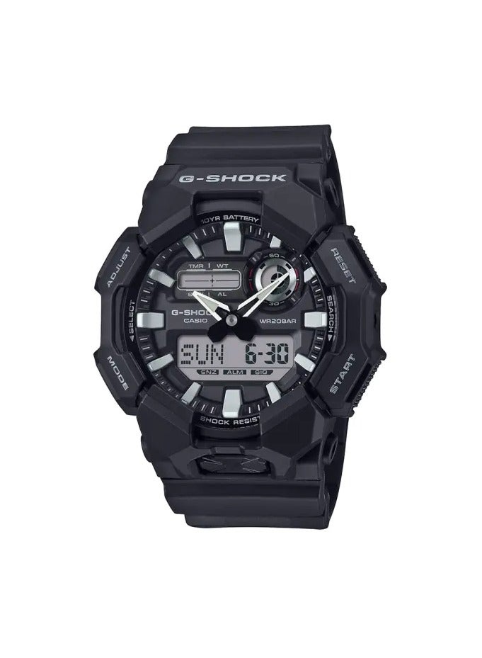 كاسيو ساعة جي شوك للرجال كاجوال GA-010-1ADR بسوار أسود - Image 1