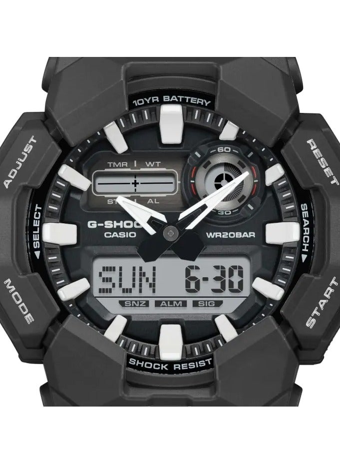 كاسيو ساعة جي شوك للرجال كاجوال GA-010-1ADR بسوار أسود - Image 2