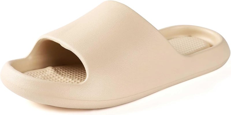 GETOEU Shower Shoes for Women and Men Massage Slide Sandals Soft Cushioned Anti-Slip Pool Slides Comfort Arch Support Quick Drying Shower Shoes with Drain Holes Bathroom Slides Slippers - Image 3