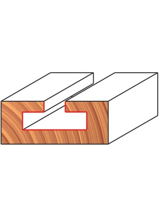 freud Freud 52-522: 1-1/8" (Dia.) T-Slotting Cutter Bit with 1/2" Shank  - Image 3