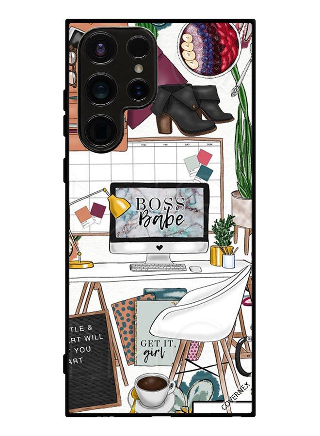 Covernex Protective Case Cover For Samsung Galaxy S23 Ultra Boss Babe Art Clip - Image 1
