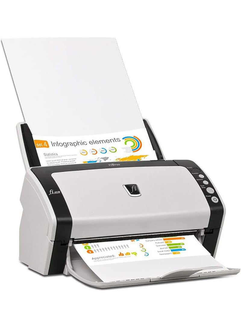 Fujitsu Renewed - Fujitsu fi-6130 Document Scanner  - Image 3