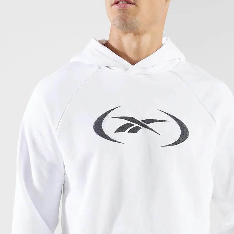 Reebok White Reebok Basketball Hoodie - Men - White for Men | Best Price UAE