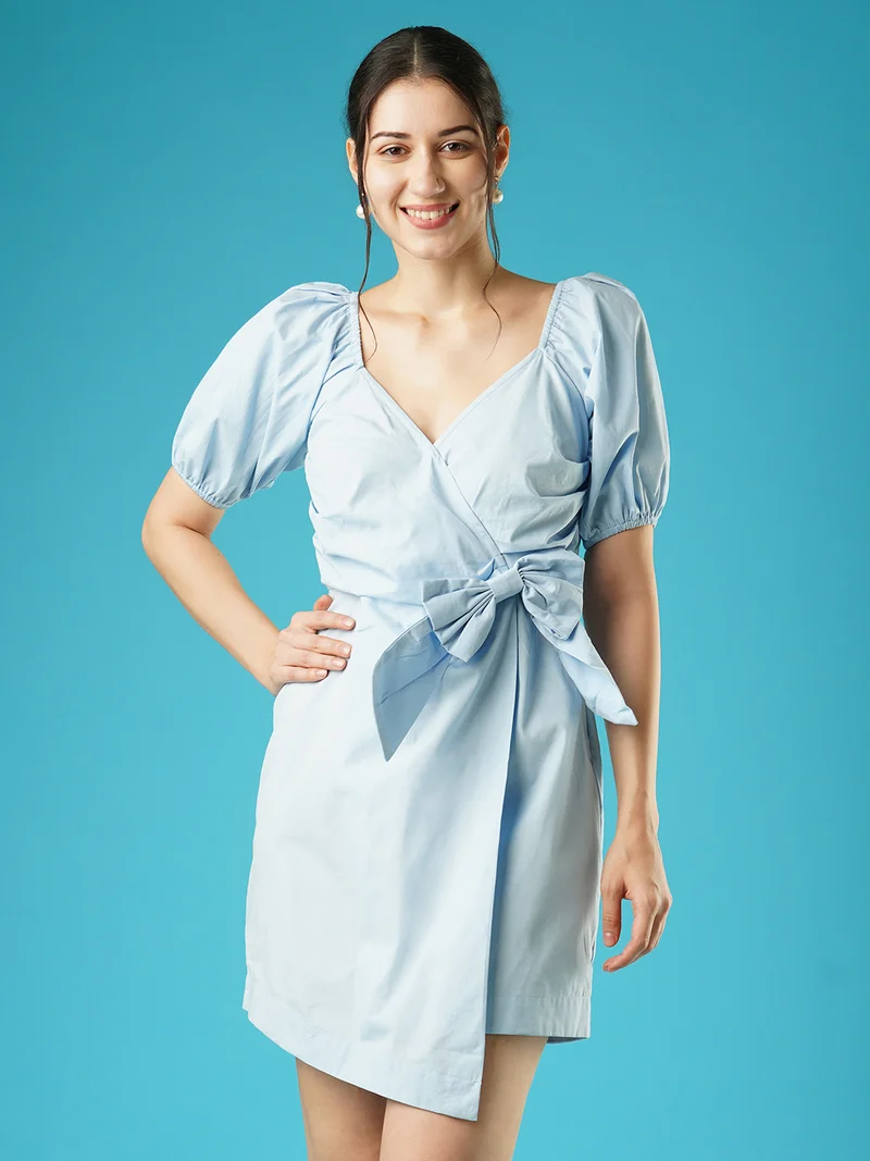 globus Women Puff Sleeve Dress