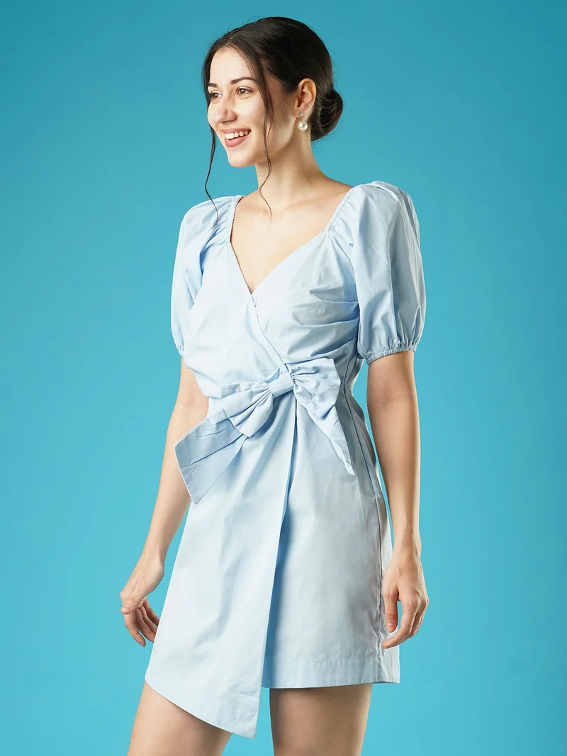 globus Women Puff Sleeve Dress