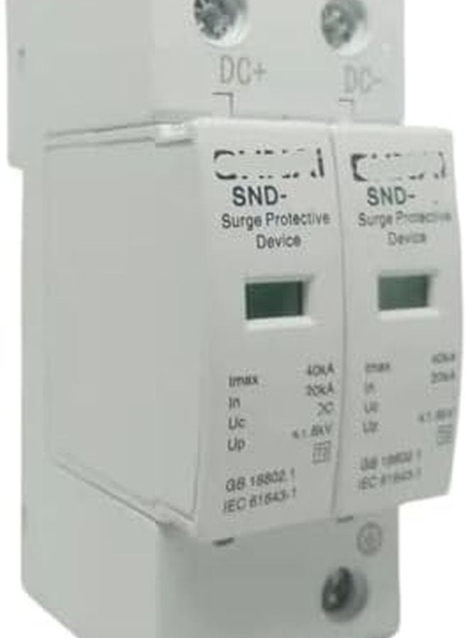 DC Surge Protector SPD 20KA 40KA 12V 24V 48V 60V 70V 110V 220V Lightning Arrester 24 48V Size - Image 2