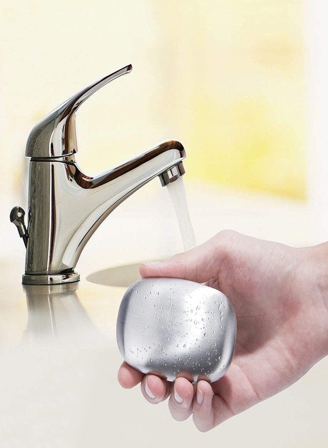 Defflo Stainless Steel Soap Hand Odour Remover for Fish Garlic Odor Onion Eliminating Smell | Deodorant Metal soap for Hotel Chefs and Smokers | Natural Odor Absorber Soap Restore The Original Taste (1 pcs) - Image 2