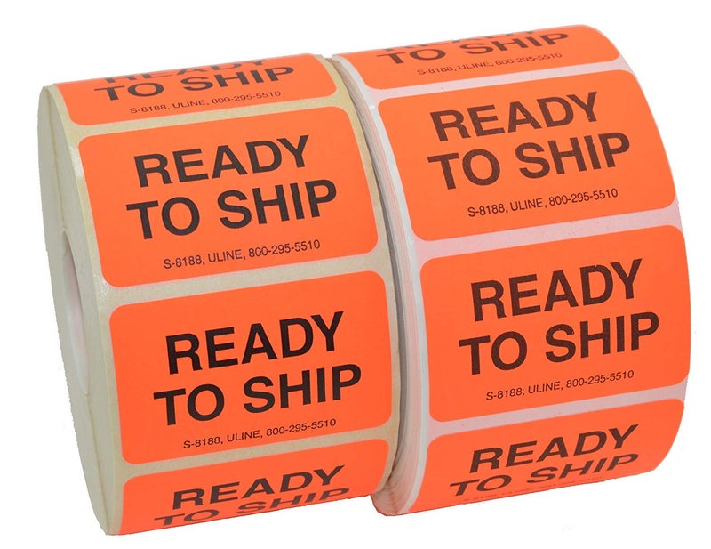 Uline Ready to Ship Labels, Roll of 1000 Labels - Image 4