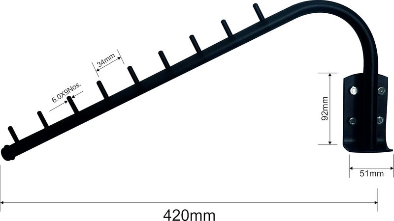 CiW Clothes Hanger Wall Mount White - Image 3