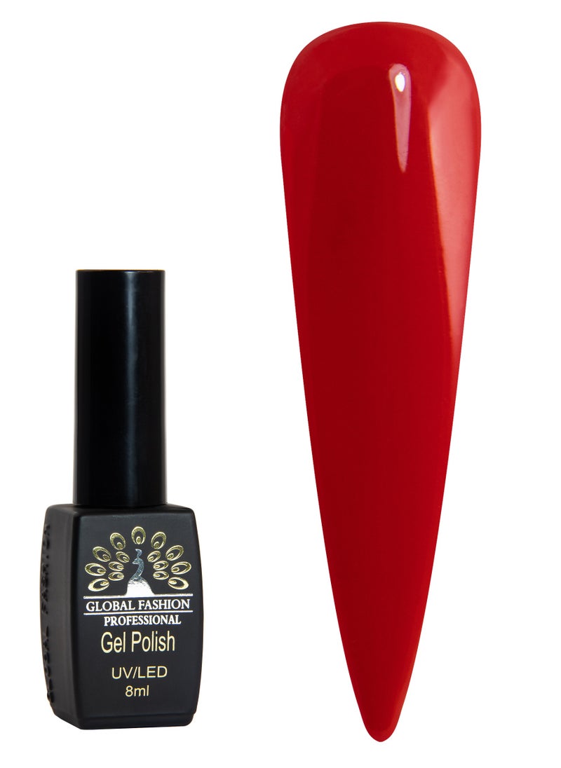 GLOBAL FASHION Global Fashion Black Elite Gel Polish | 132 Colors of Long-Lasting Elegance - 8ml | 007  - Image 1