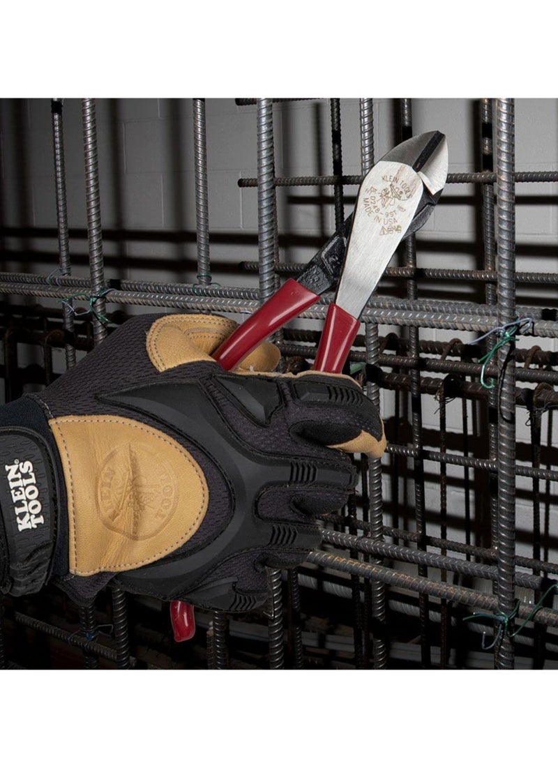 Klein Tools D248 9St Pliers Ironworker'S Diagonal Cutting Pliers With High Leverage Design Works As Rebar Cutter And Rebar Bender 9 Inch - Image 3