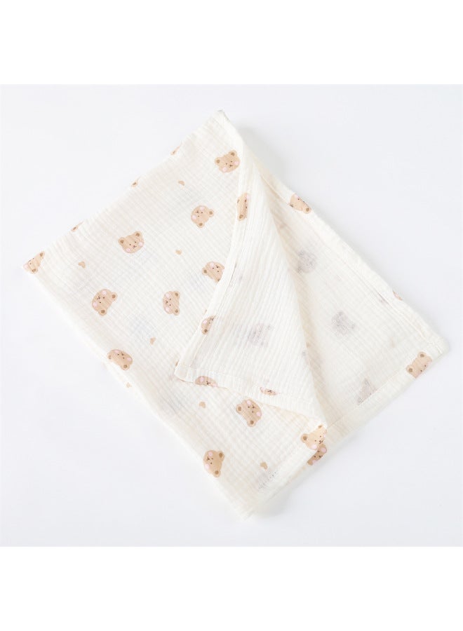 Baby Cotton Gauze Blanket Baby Photo Blanket Newborn Printed Bath Towel Bed Sheet Cover