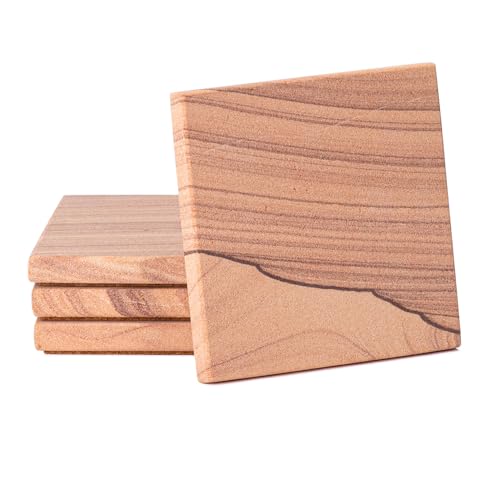 Thirstystone Sandstone Cinnabar Coasters - Image 1