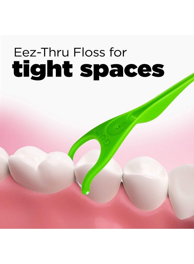 Gum Angled Flossers Fresh Mint 75 Count - Image 3