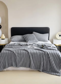 Sharpdo Light Luxury Short-Pile Rabbit Fur Thickened Blanket, Suitable for Office Nap Blanket, Sofa Blanket 200*230CM(Pillowcase Not Included)  - Image 1