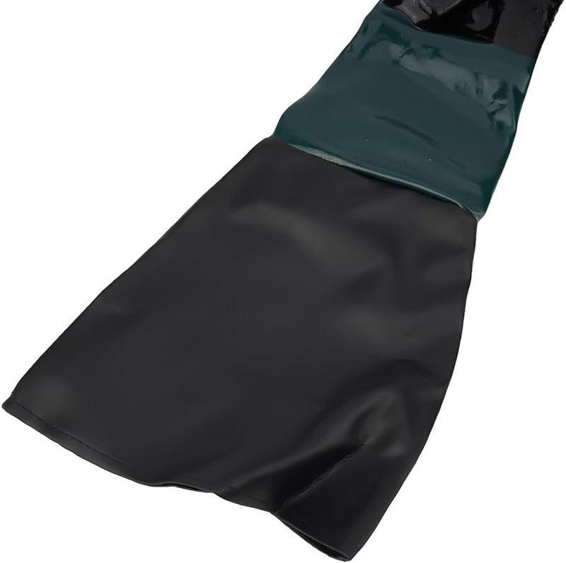 Sandblasting Gloves 23 6 Inch Long Cuff PVC Protective Work Gloves Cotton Lined Heavy Duty - Image 3