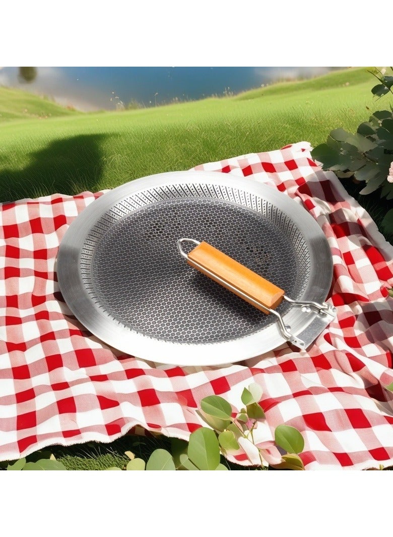 general Foldable Handle Baking Tray 30cm - Non-Stick Oven Safe Pan for Home Cooking & Outdoor Camping - Image 2