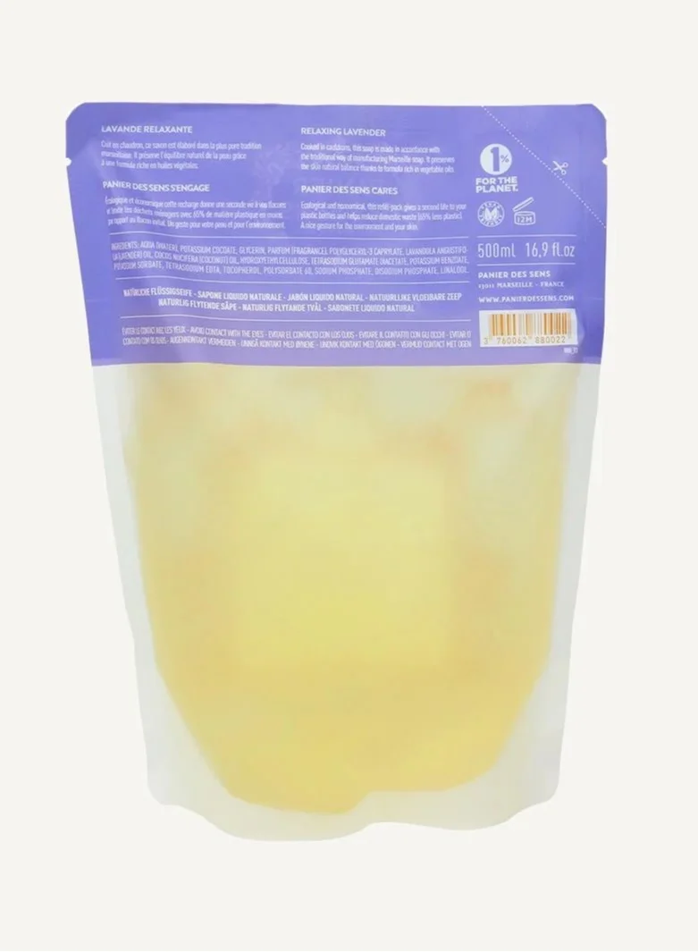 PANIER DES SENS  Marseille Liquid Soap Refill - Soothing Lavender 500ml for Women | Best Price UAE