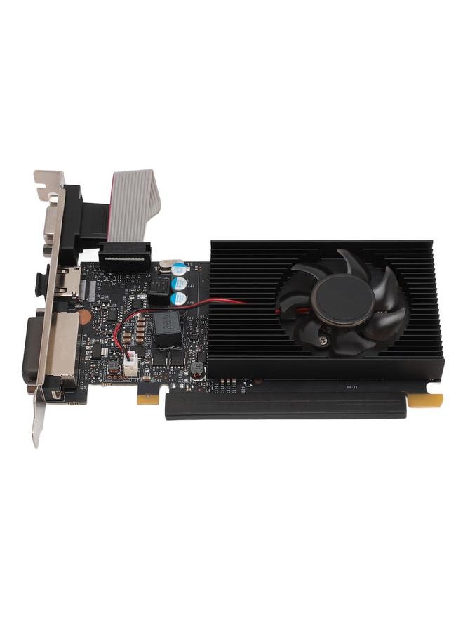 Thoraya - بطاقة الرسوميات GT710 2GD3 احترافية فعالة وصامتة PCI Express للألعاب لسطح المكتب - Image 1