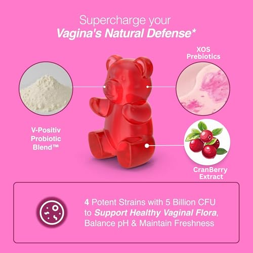 Power Grain Premium Vaginal Probiotics Gummies – 5 Billion CFUs – pH Balance & Vaginal Health Support – Prebiotics & Digestive Enzymes – Supports Vaginal Flora & Odor Control–Yeast Infection Treatment - Image 5