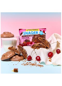 Snaq Fabriq Snaqer Protein Cookie with Cherry and Caramel No Sugar Added 10x45g  - Image 2