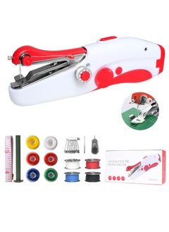 Y&D Handheld Sewing Machine, Hand Tool with Kit Mini Portable Machine Home Quick Repair and Craft Essentials Easy to Use Fast Suitable for Clothes Curtain Sheets  - Image 1