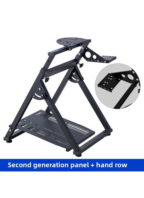 Racing Simulator Folding Game Steering Wheel Bracket G29G27CSWT300RSG923 Magic Claw R5r9-Product Color:Second Generation Panel + Hand Row Please Note The Simulator Model