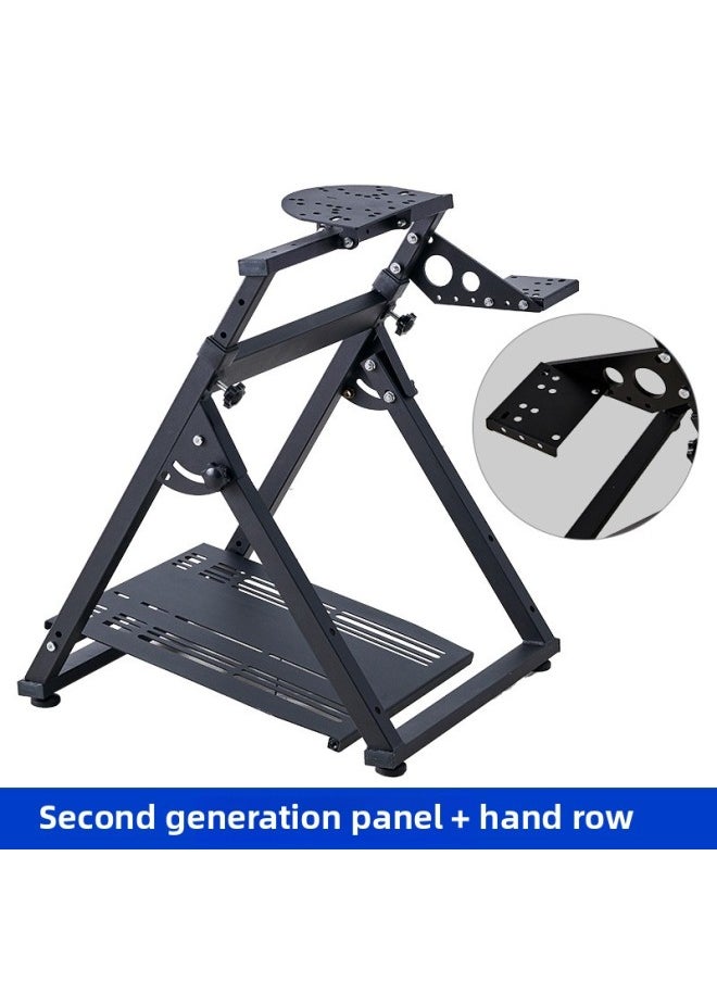 Racing Simulator Folding Game Steering Wheel Bracket G29G27CSWT300RSG923 Magic Claw R5r9-Product Color:Second Generation Panel + Hand Row Please Note The Simulator Model