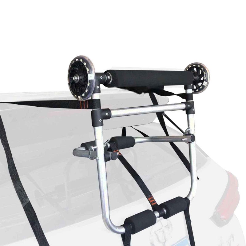 HUIMENG Kayak Roller Load Assist Prevent Sideslip with Adjustable Tightness and Angle Boat for Mounting Kayaks Canoes to Car TopsCrossbarsRoof Racks or Roof PadsLoad 220lbs silver