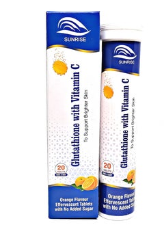 SUNRISE Glutathione 500mg With Vitamin C Effervescent Tablets 20's  - Image 2
