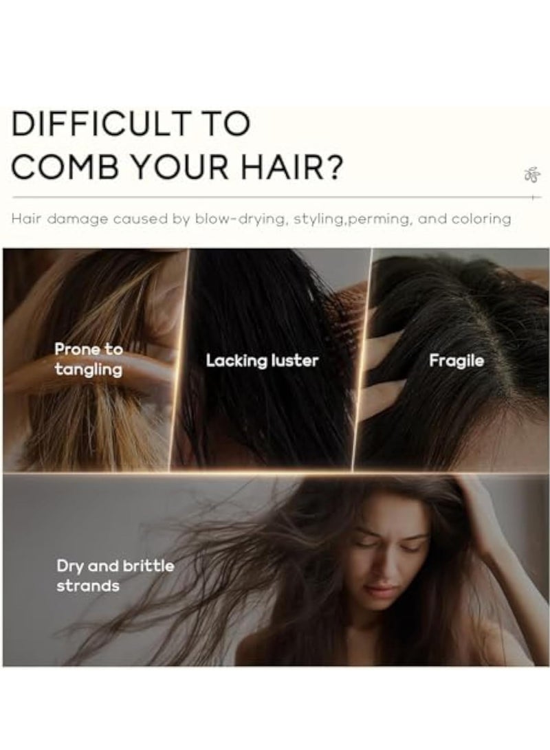 QUIYUM 50PCS Hair Oil Serum, Hair Care Oil, Hair Strengthening Oil, Anti-Frizz Hair Serum Oil, Enhance Shine, Hair Serum for Dry, Damaged Hair - Image 3