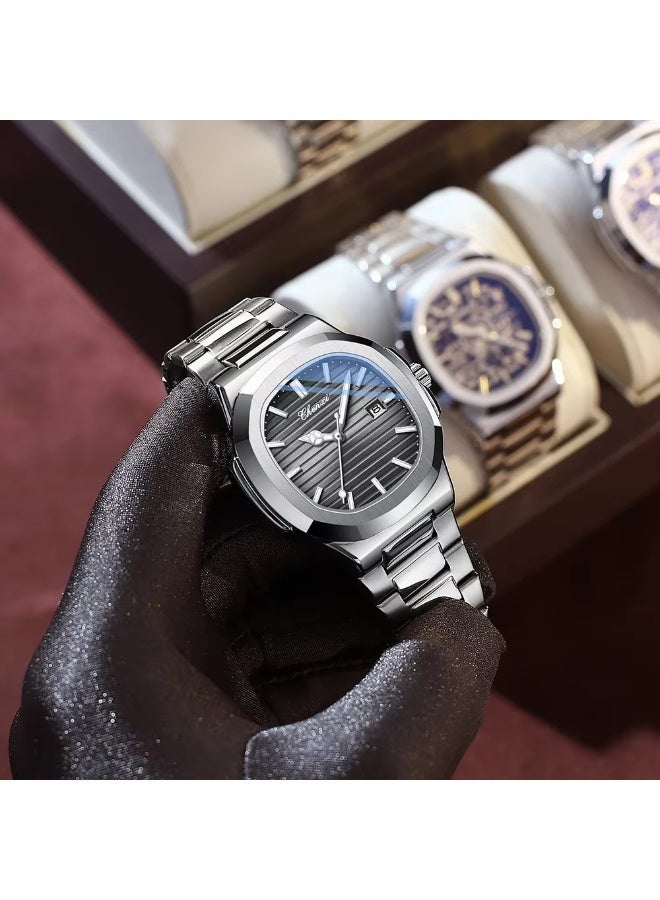 Chenxi Generic
Chenxi 8222 Dawn Steel Band Watch Couple Luminous Waterproof Fashion Business Calendar Women'S Quartz Watch - Image 3