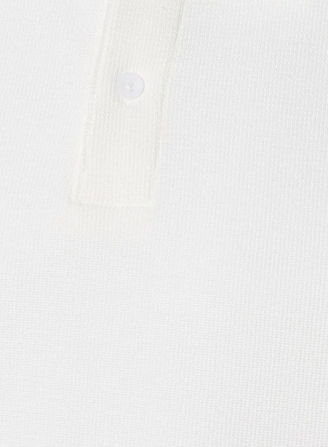 Splash FAV Basic Short Sleeves Textured Polo T-shirt