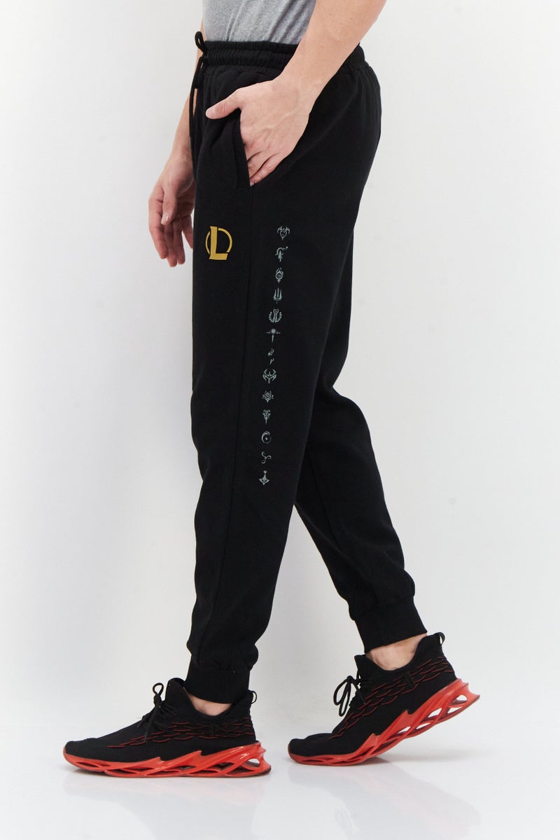 DIFUZED سروال رياضي للرجال من ليغ أوف ليجندز، أسود - Image 4