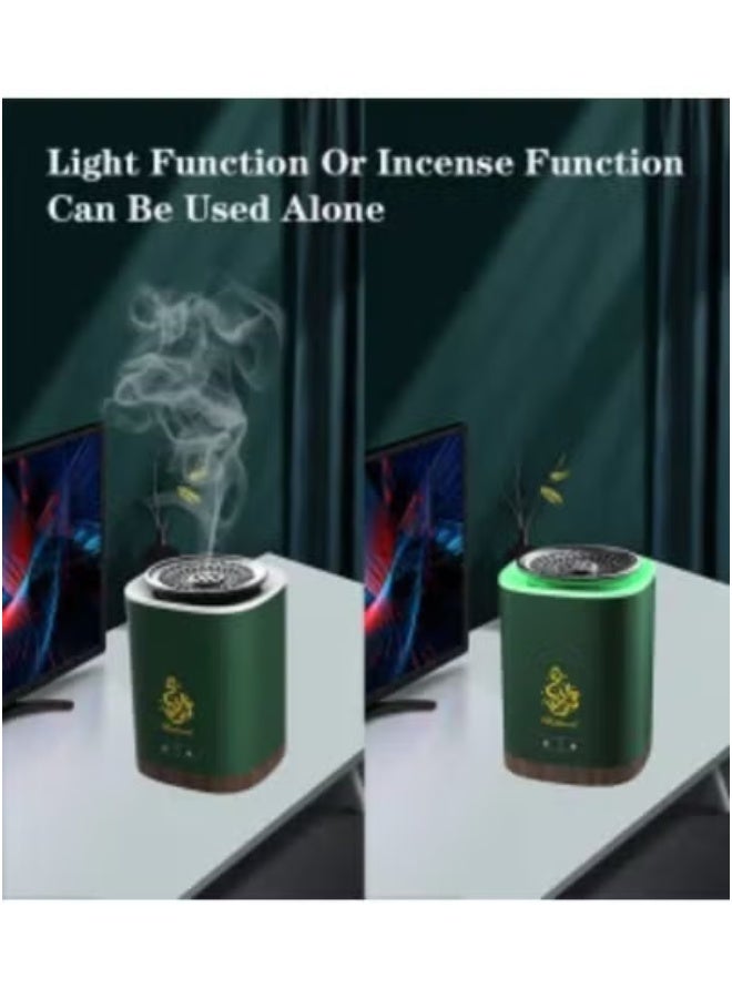 بخور Electric Bukhoor Dukhoon Aroma Diffuser – Portable Rechargeable Incense Burner with USB Power for Home, Office, Car – Compact Mini Design with Quick Heat Function, Long-Lasting Fragrance Diffusion, Safe & Easy Operation, Ideal for Relaxation and Mood Enhancement  - Image 4