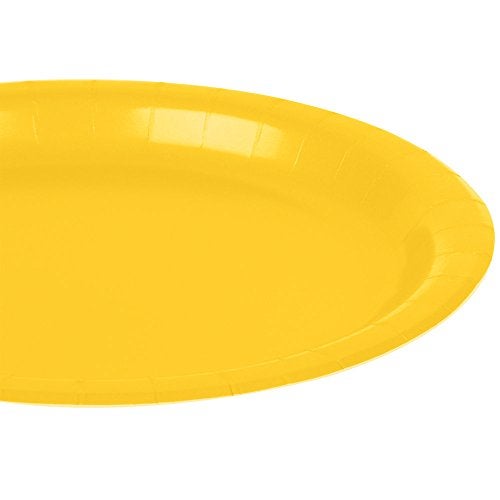 Amscan Yellow Sunshine Disposable Paper Plates - 6.75'', 20 Count - Perfect for Birthdays, Weddings, Baby Showers - Image 4
