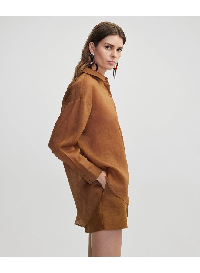 Ipekyol Relaxed Fit Linen Shirt  - Image 5