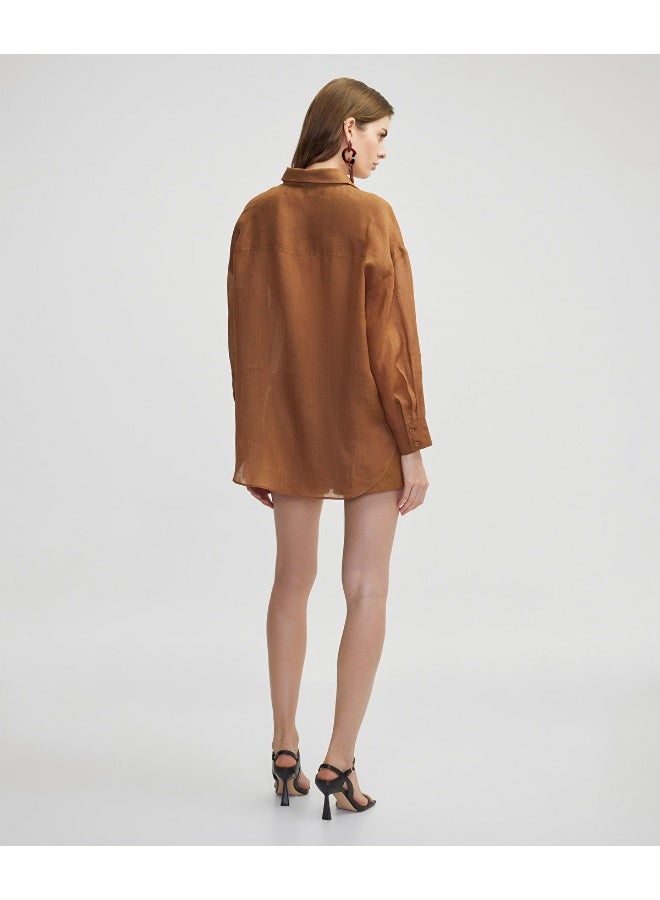 Ipekyol Relaxed Fit Linen Shirt  - Image 4