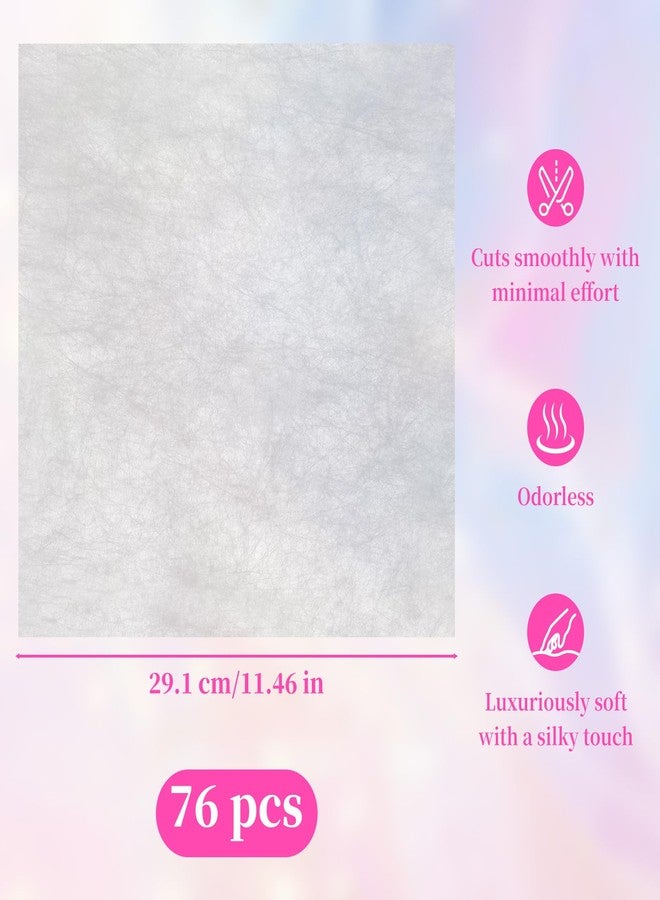 Pretwad 80 Sheets Tissue Flower Wrapping Paper - Milky White 11.8"x11.8" Non-woven Waterproof Floral Bouquet Wraps with Removable Lining Paper for Florist Packaging, Bouquet Arrangement & Gift Bouquets - Image 3