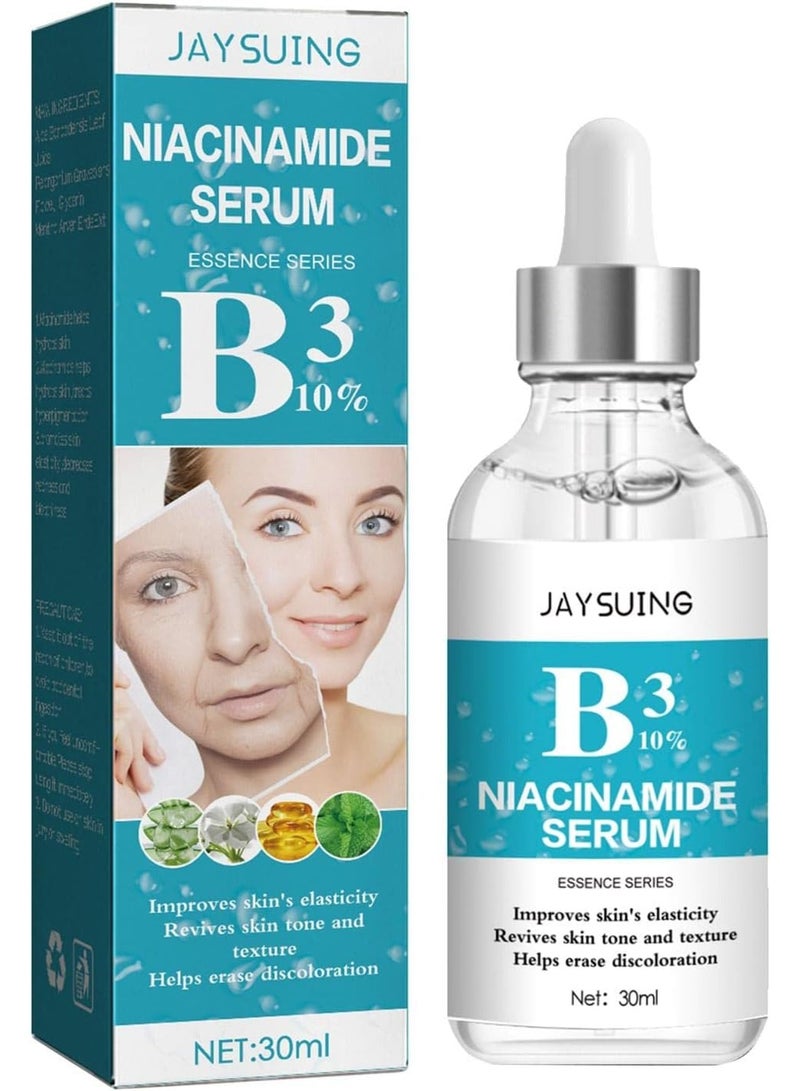 Jaysuing Face Moisturizing Essence,Facial Nicotinamide Liquid for Dullness, Roughness, Deeply Brighten Skin | 30ml Facial Moisturizer Skin Hydrated Liquid for Skin Tone Brightening - Image 1