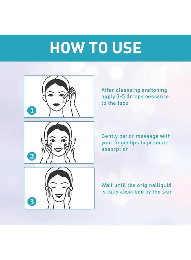 Jaysuing Face Moisturizing Essence,Facial Nicotinamide Liquid for Dullness, Roughness, Deeply Brighten Skin | 30ml Facial Moisturizer Skin Hydrated Liquid for Skin Tone Brightening - Image 3