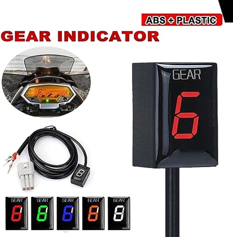 Vuzmode 1-6 Speed Gear Display Indicator for Motorcycles - Image 2