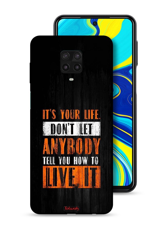 Tolwak Xiaomi Redmi Note 9 Pro Protective Case Cover Its Your Life - Image 1