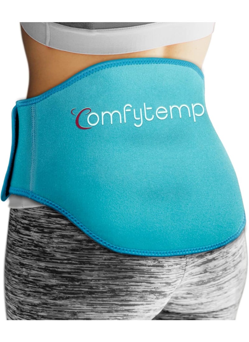 Comfytemp Comfytemp Ice Pack for Lower Back Pain Relief, FSA HSA Eligible, Reusable Gel Back Ice Pack Wrap for Sciatica Injuries with Hot Cold Compression, Back Brace for Lumbar, Waist, Sciatic Nerve, Coccyx 