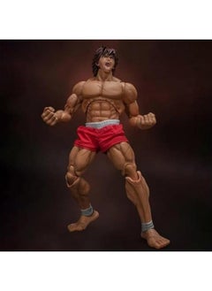 OCTOBER Anime Hanma Yujiro Action Figure 17CM Figure Statue Model, Joints Movable Cartoon Manga Figure Handmade Collectible Desktop Decoration Xmas Birthday Gifts  - Image 5